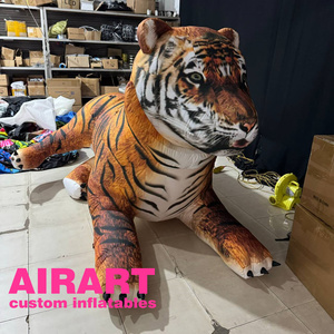 Ballon gonflable de tigre de roi de forêt, mascotte gonflable de tigre géant pour le <span class=keywords><strong>jouet</strong></span> d'animaux de fête d'enfants - Product Image 3