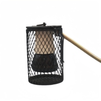 Cache-lampe chauffant en maille écologique pour reptiles, protection de lampe infrarouge de plafond, abat-jour de sécurité pour lampe chauffante