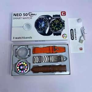 Les dernières montres intelligentes NEO50 à écran rond haute définition avec trois bracelets en alliage d'aluminium, <span class=keywords><strong>bracelet</strong></span> intelligent sport pour femmes - Product Image 5