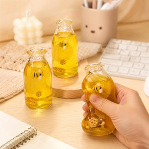 Juguete Sensorial Antiestrés de Líquido Lento con Forma de Botella de Miel, No Tóxico, de Fabricación Directa OEM ODM, Certificado CPC CE, Proveedor - Product Image 1