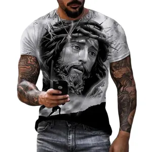 T-shirt Estiva 2026 con <span class=keywords><strong>Stampa</strong></span> 3D di Ritratti di Personaggi, Moda Casual Semplice ed Elegante, Manica Corta Fresca - Product Image 2