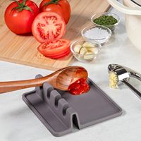 Support à cuillères sans BPA pour cuisinière, repose-cuillères de cuisine pour plusieurs ustensiles