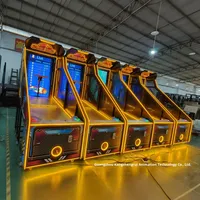 Machine de tir au basketball de rue commerciale, jeu d'arcade à pièces, pliable, anti-stress, de luxe pour adultes et enfants