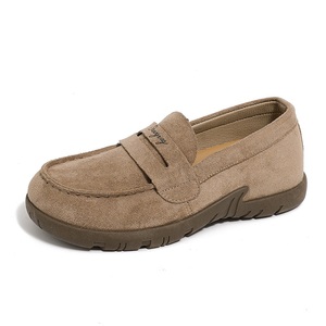 28120 nuevos zapatos gruesos de otoño zapatos casuales de punta redonda <span class=keywords><strong>mocasines</strong></span> de <span class=keywords><strong>Mujer</strong></span> Zapatos Retro de gamuza informales - Product Image 5