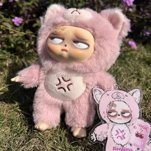 100% officiel véritable nouveauté Original sans sommeil Grumpipi série mignon en peluche Animal porte-clés bureau Figure mystère aveugle boîte - Product Image 3