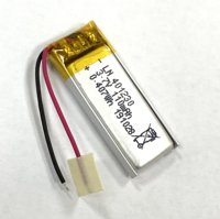 Baterías de Polímero de Iones de Litio Slim Lipo 601030 3.7V 35mAh/50mAh/130mAh, Batería LN con Certificación RoHS en Venta