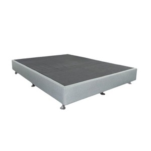 Cadre de lit plateforme taille King en bois massif, mobilier de chambre moderne, vente en gros pour hôtels et gîtes - Product Image 1
