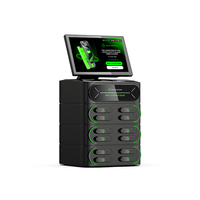 Station de partage de batteries externes 2025 la plus vendue pour centres commerciaux avec terminal de paiement et lecteur publicitaire
