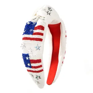 Women USA Headband 4th Of July American Independence Day Headbands For Events Celebrations Parties