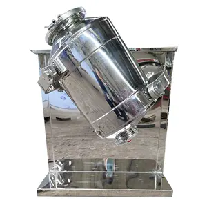Mezclador de polvo seco de laboratorio de 10L, mezclador tridimensional, mezclador multidireccional, mezclador de polvo de tambor giratorio 3D