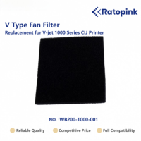 Filtre à ventilateur de type V Ratopink WB200-1000-001, remplacement pour imprimante CIJ série V-jet 1000