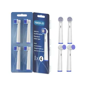 Meilleures ventes, Guangdong, 4 pièces, brosse à dents à tête interchangeable, brosse à dents électronique, têtes de brosse à dents