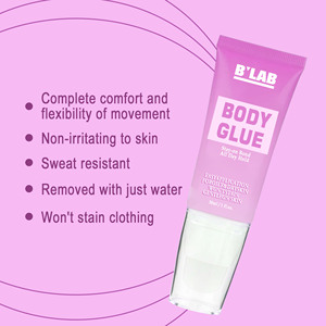 Nouveautés Colle corporelle cosmétique pour fixer les vêtements, colle adhésive pour la peau et le corps, résistante à la transpiration, imperméable, ruban liquide pour vêtements - Product Image 3