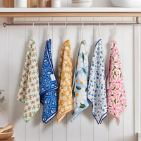 Custom Printing Microfiber Kitchen Hand Towel Waffle Towel High Absorben Soft Durable Microfiber Hand Dish Towels