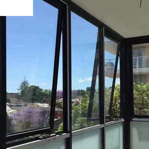 Ventana Abatible Vertical de Aleación de Aluminio <span class=keywords><strong>ROPO</strong></span> con Aislamiento Térmico para Escuelas, Baños, Cocinas y Talleres, AS2047 AS2208 - Product Image 1