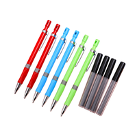 Ensemble de crayons automatiques professionnels en métal, crayon mécanique 2,0 mm, fournitures de bureau pour adultes et étudiants, design mignon