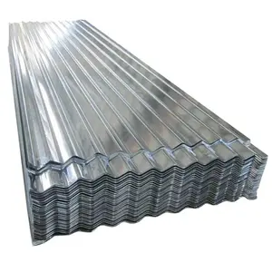 Sıcak satış 10 ft. Galvanizli/çinko oluklu metal çatı paneli levhalar boyalı galvalume çelik