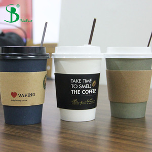 china personalizados logo vasos 16oz de <span class=keywords><strong>cafe</strong></span> con tapa fiesta desechables - Product Image 5