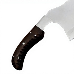 Cuchillos de carnicero forjados a mano de acero con alto contenido de carbono, hechos de acero inoxidable con funda de cuero. - Product Image 3