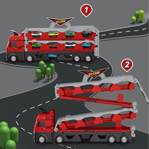 ZG 207CM di treno Camiones De Juguete Diecast Cars deformazione catapulta grande camion pista di espulsione pieghevole catapulta camion giocattolo - Product Image 2