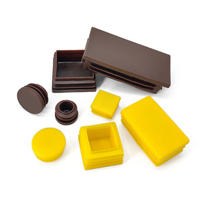 Tapones de plástico para tubos de 40x50mm color café para la industria del mueble, accesorios para muebles Xinglong - Product Image 1