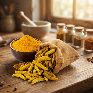 Racine de curcuma entière séchée de qualité export |   Épice naturelle jaune doré - Product Image 6