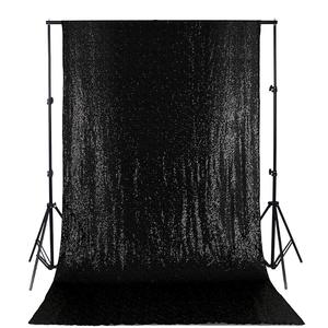 Đảng Wedding Photo Booth <span class=keywords><strong>Backdrop</strong></span> Trang Trí Bảng Điều Khiển Vàng Long Lanh Sequin Rèm Cửa Treo Lên - Product Image 3