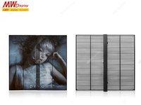 Écran LED transparent pour fenêtre en verre intérieure, affichage vidéo LED P3.91 P7.8, écran LED publicitaire haute définition transparent pour extérieur
