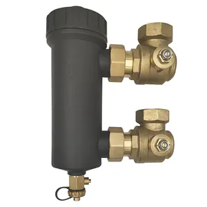 New model magnetic boiler water filter nylon brass body magnetic filter for central heating 28mm