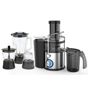 Extractor de Jugos CAFULONG, Máquina Exprimidora 4 en 1, Mezcladora Eléctrica de Frutas, Licuadora, Máquina para Hacer Jugos y Smoothies - Product Image 1