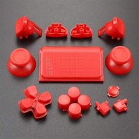 Boutons complets NSLikey pour manette PS4 Pro Slim JDS-040, Joystick R1 L1 R2 L2, Boutons de déclenchement ABXY sans inscriptions