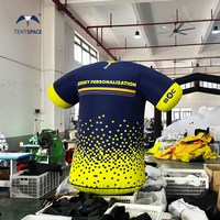T-shirt gonflable géant personnalisé pour la publicité, vêtements gonflables pour la publicité