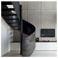 Escalier en colimaçon préfabriqué en acier inoxydable Prima avec main courante