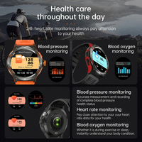 Montre connectée VVS pour hommes, LED, sport, extérieur, étanche, moniteur de fréquence cardiaque, suivi de la santé, appels Bluetooth, OEM