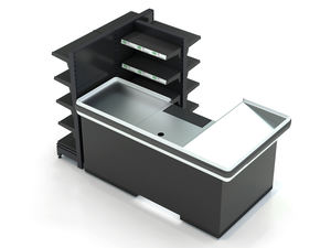 Mostrador de Caja Personalizable con Recubrimiento de Color para <span class=keywords><strong>Supermercados</strong></span>, Mesa de Caja con Identidad de Marca para <span class=keywords><strong>Supermercados</strong></span> en Franquicia - Product Image 2