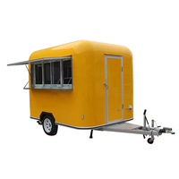 JX-FS270R mini camion de nourriture mobile personnalisé, remorque de chariot de café rapide Mobile