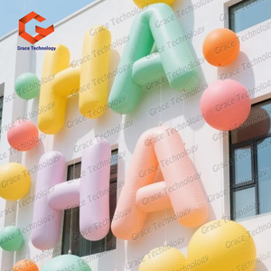 Letras Inflables al por Mayor, Modelo de Globo, Letras y Números Inflables 3D para Decoración de Festivales - Product Image 3