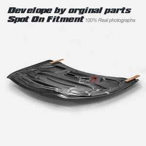 Well-make for INFINITI Q50 OEM Front Vented Hood <b>Bonnet</b> High Quality Carbon Fiber 14-19 Model GT Style - Product Image 5