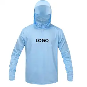 Affordable Wholesale hooded sun shirt For Smooth Fishing 