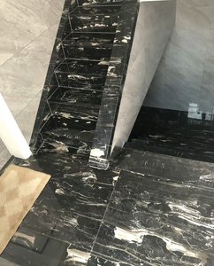 Plaque de dalle de marbre noir galaxie naturelle polie pour comptoirs mur pavé matériaux décoratifs extérieurs <span class=keywords><strong>escalier</strong></span> - Product Image 5