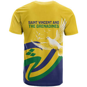 Camiseta de San Vicente y las Granadinas, gratitud por la tierra, orgullo desde 1979, estilo caribeño, camisetas de manga corta - Product Image 2