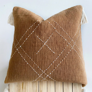 Modern Style Handmade Eco-Friendly Soft <b>Throw</b> Pillow TNT Woven Geometric Design Cushion <b>Cover</b> Silk Cotton Dot Pattern Home Hotel - Product Image 1