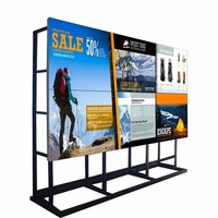 Video Wall LCD 4K de 55 Pulgadas con Panel Samsung, Clasificación IP65, SDK Habilitado para Negocios de Autoservicio, Metro y Tiendas Minoristas