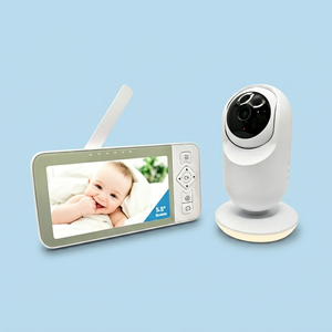 กล้องวงจรปิดสำหรับเด็ก KT626T หน้าจอ IPS 5.5 นิ้ว ความละเอียด 720P HD พร้อม WiFi แบตเตอรี่แบบชาร์จได้ 5000mAh ระยะเชื่อมต่อ 1000 ฟุต รองรับ Tuya Smart Life - Product Image 1
