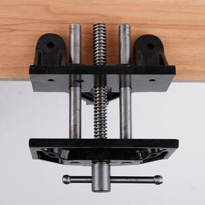 Tornillo de Banco Pequeño de 6 Pulgadas (155 mm) con Cola de Milano Fija para Trabajos en Madera, Miniatura de Hierro Fundido, Equipo de Enseñanza - Product Image 2