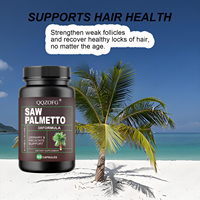 60 capsules molles Saw Palmetto pour la santé de la prostate adulte prend en charge la fonction des voies urinaires DHT Blocker Supplément à base de plantes