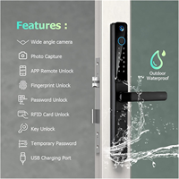 Elock Es264 Smart Deurklink Lttlock Lock Wachtwoord Keyless Code Wachtwoord Biometrische Vingerafdruk Smart Lock