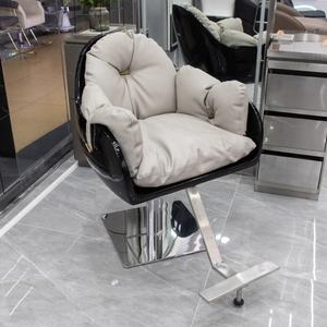 Chaise de coiffure à vente chaude, réglable en hauteur, poste de travail de barbier, fauteuil pivotant en cuir pour coiffeur - Product Image 2