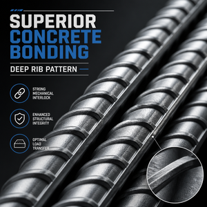 <span class=keywords><strong>Barra</strong></span> di <span class=keywords><strong>Ferro</strong></span> Deformata per Rinforzo TMT DIN ASTM AiSi GB EN BS JIS, 16mm 18mm 20mm, Prezzo per Tonnellata - Product Image 3