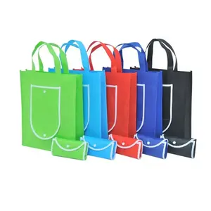 저렴한 맞춤형 부직포 재사용 식료품 쇼핑백 토트 접을 수있는 가방